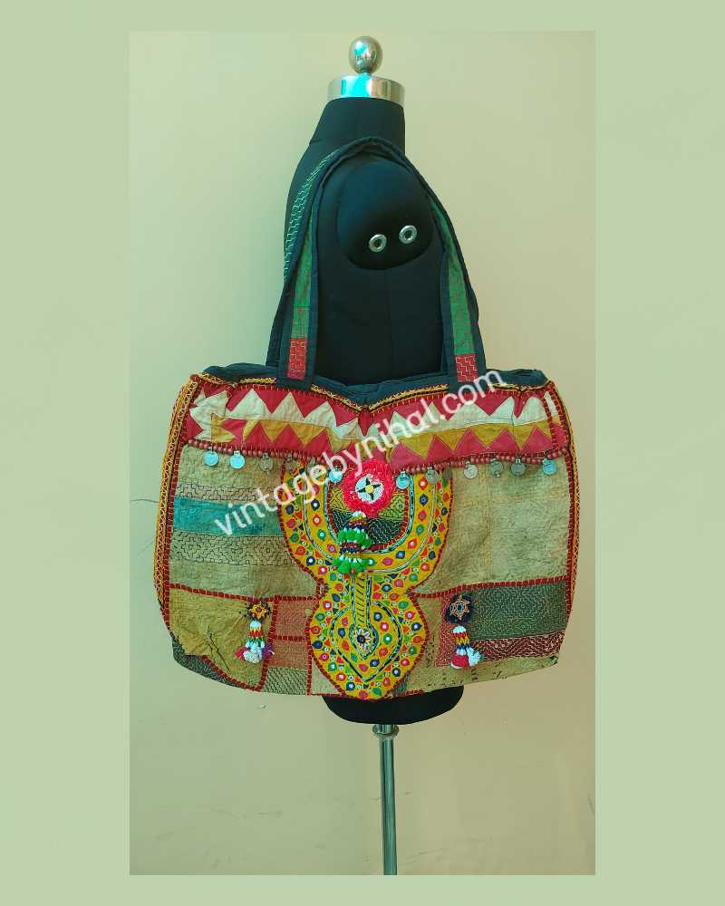 Vintage Kabiri Patchwork Handmade Bag 